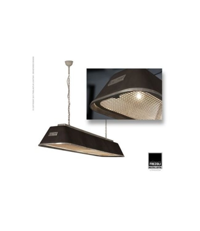 Frezoli Bizz Hanglamp Grijs/zwart | L150 cm