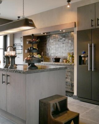 Frezoli Bizz Hanglamp Grijs/zwart | L150 cm