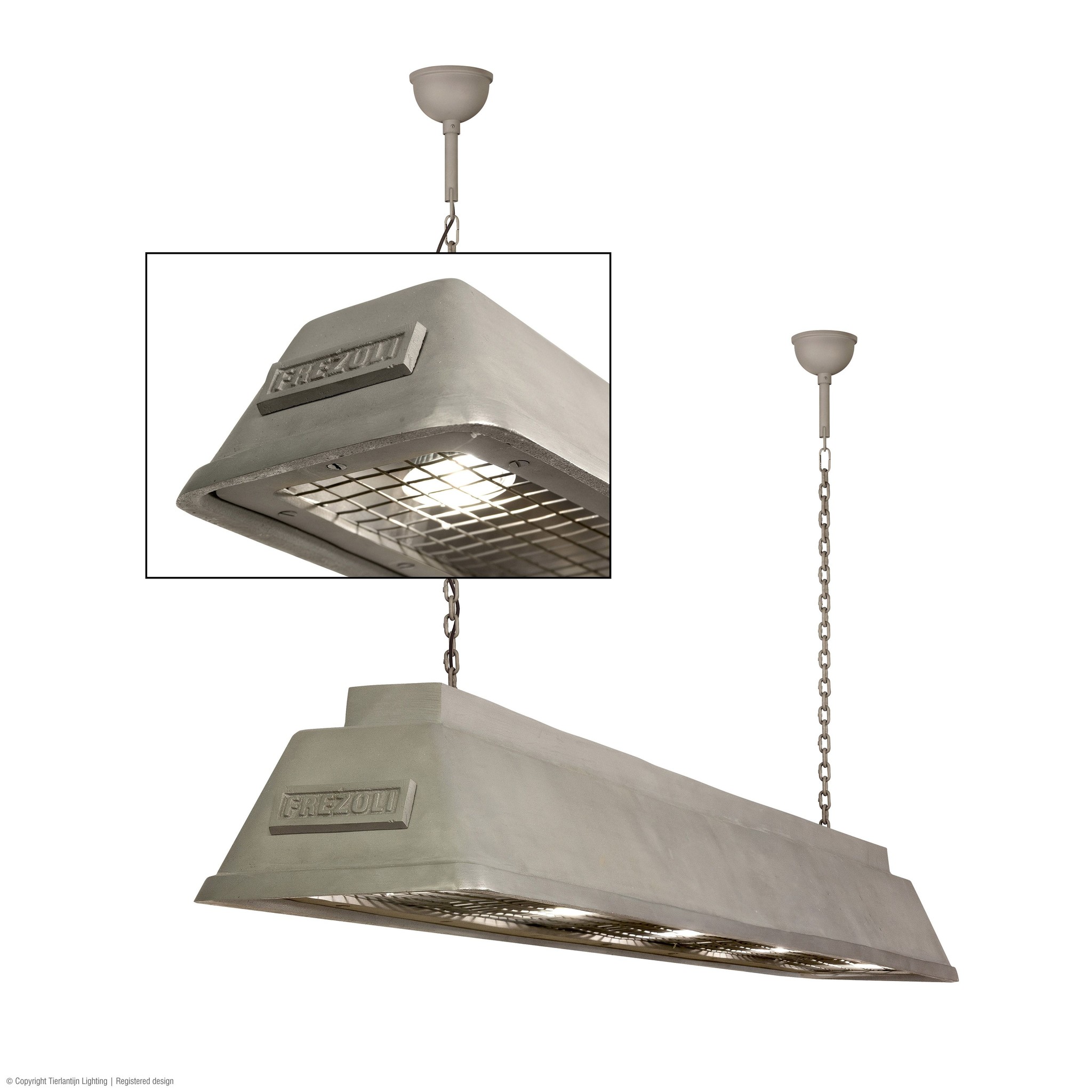 Frezoli Bizz Hanglamp Small Aluminium | L135 cm