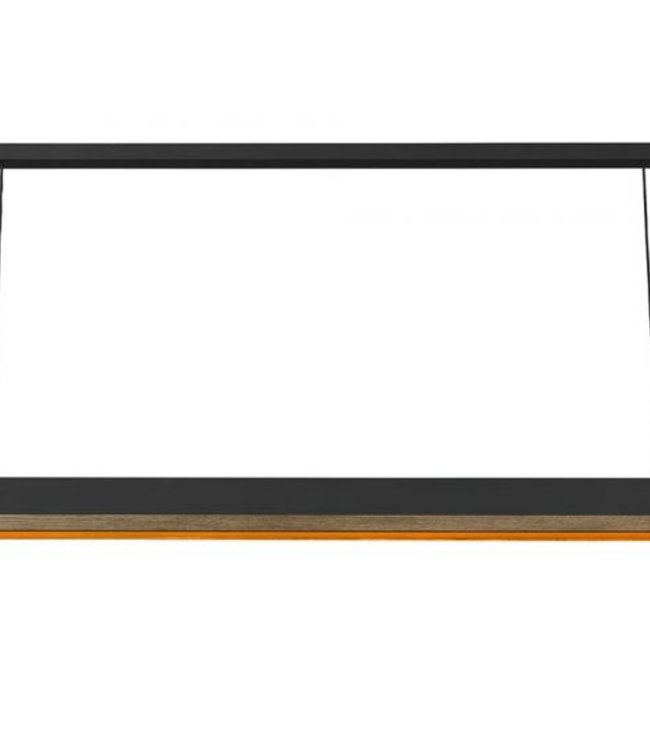 Frezoli Simfano Hanglamp Licht Eik Mat Zwart | L178 cm