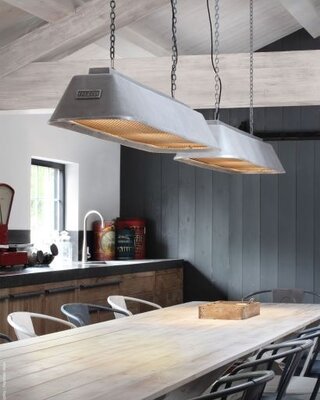 Frezoli Bizz Hanglamp Aluminium | L150 cm