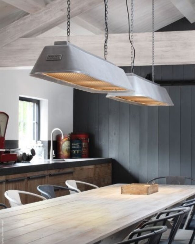Frezoli Bizz Hanglamp Aluminium | L150 cm