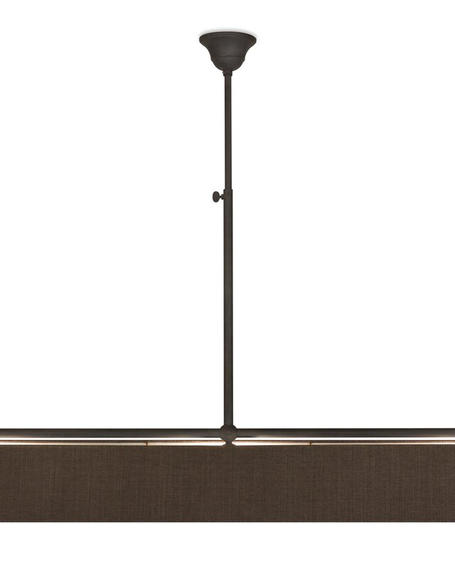 Frezoli Vechia 3 Hanglamp | Mat Zwart | L112 cm