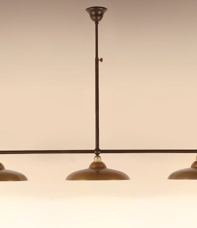 Frezoli Vechia 3 Hanglamp | Loodkleur | L112 cm