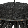 Bazar Bizar De Abaca Schijf Hanger - Zwart Bazar Bizar De Abaca Schijf Hanger - Zwart