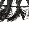 Bazar Bizar De Abaca Schijf Hanger - Zwart Bazar Bizar De Abaca Schijf Hanger - Zwart