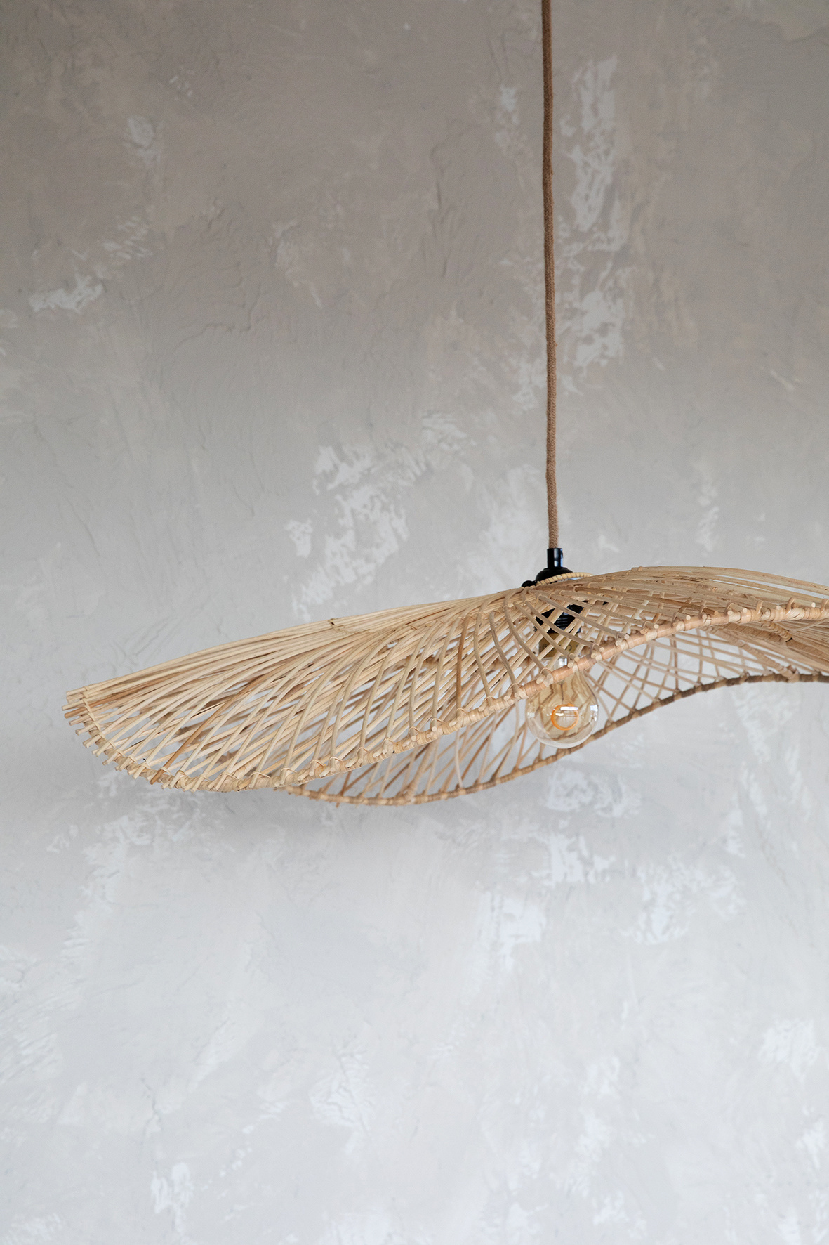 Bazar Bizar The Chapeau Pendant - Naturel - L