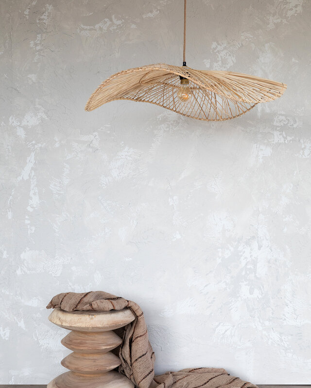 Bazar Bizar The Chapeau Pendant - Naturel - L