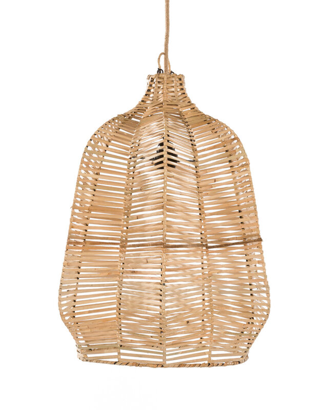 Bazar Bizar The Waza Hanglamp - Naturel - M