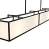 Frezoli Hogenas Hanglamp Mat Zwart - L140 cm Frezoli Hogenas Hanglamp Mat Zwart - L140 cm
