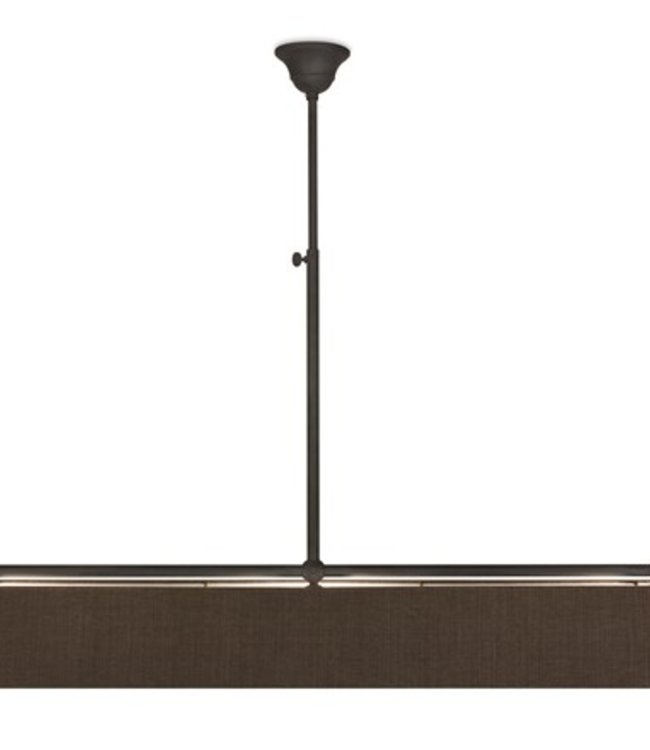 Frezoli Vechia 3 Hanglamp | Bruin Patina | L112 cm