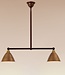 Frezoli Vechia 2 Hanglamp | Mat Zwart | L62 cm