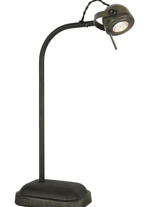 Frezoli Spezia Tafellamp | Mat Zwart | H45 cm