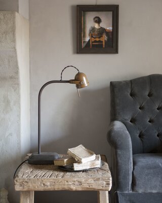 Frezoli Spezia Tafellamp | Mat Zwart | H45 cm