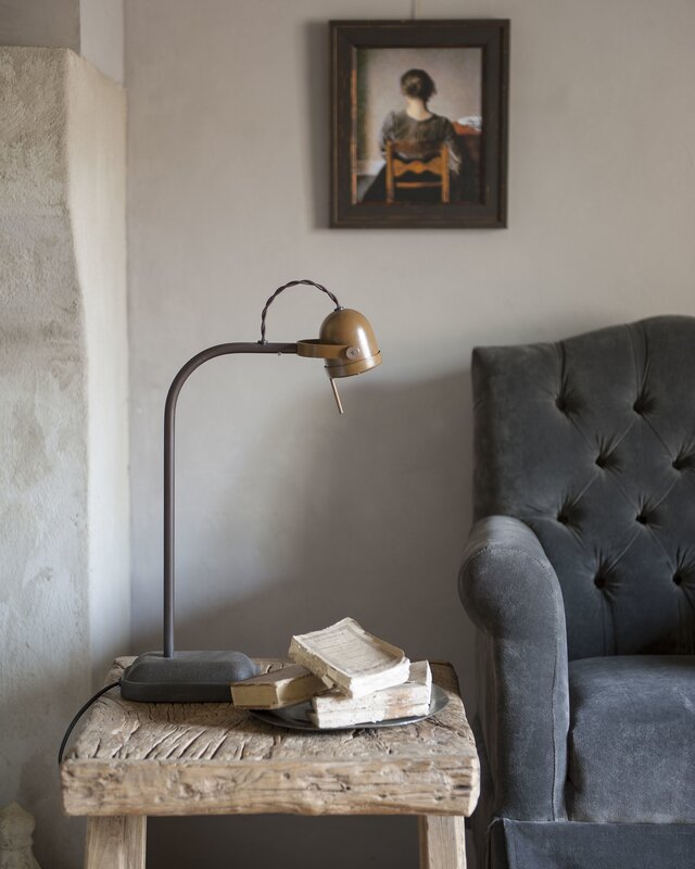 Frezoli Spezia Tafellamp | Mat Zwart | H45 cm