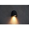 Murlo Wandlamp | Zwart/Bruine Finish