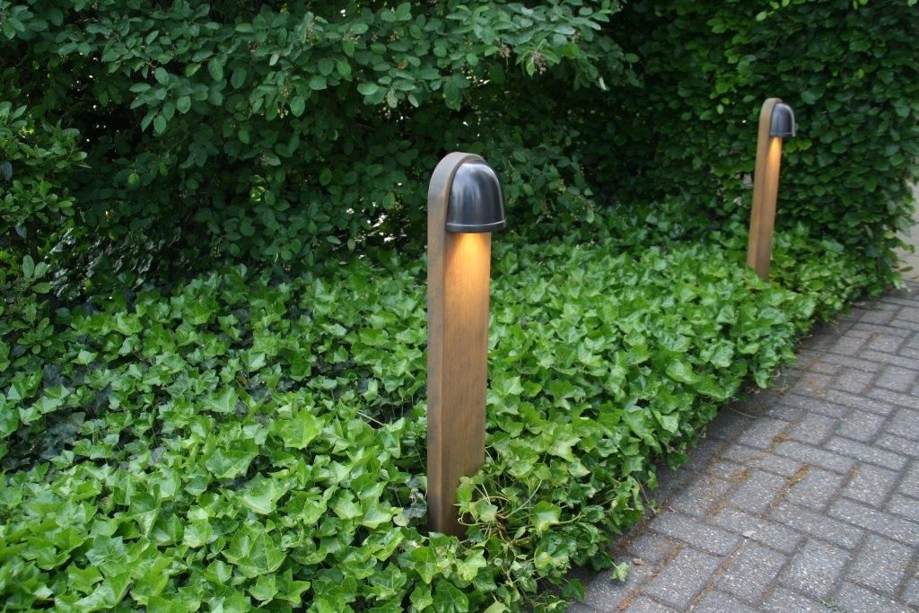 Frezoli Buitenlamp Murlo | Op Paal | Zwart/Bruine Finish