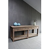 Sidetable Bassano oud hout met lades 226 x 60 x 90