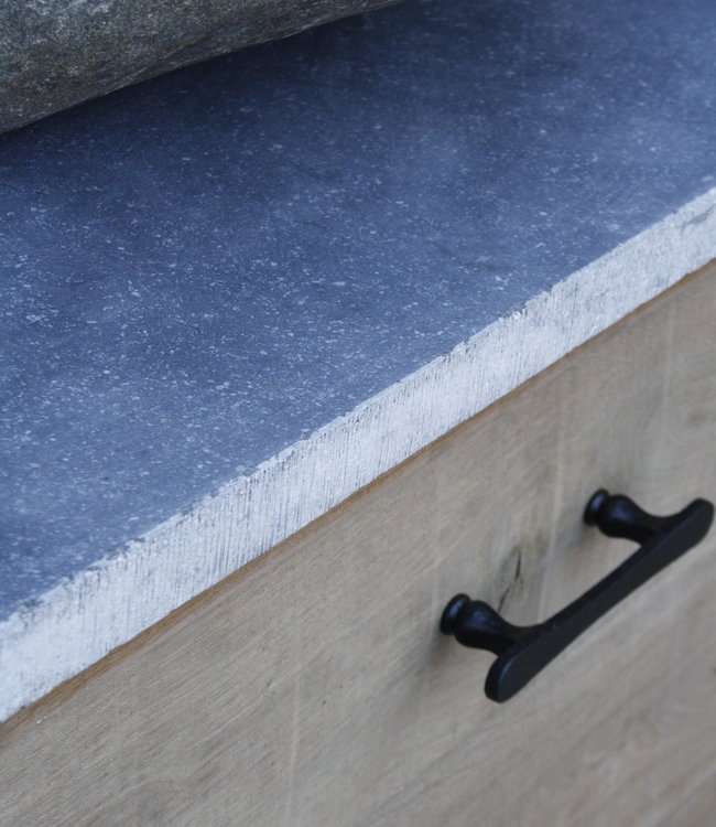 Rene Houtman Badkamermeubel Nout Eiken Hardsteen 80-140 cm