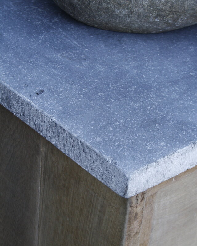 Rene Houtman Badkamermeubel Nout Eiken Hardsteen 80-140 cm