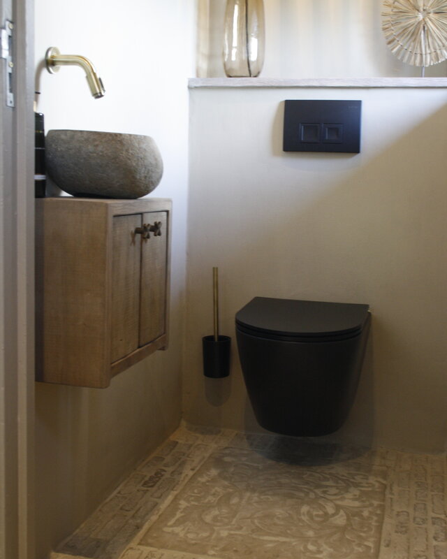 Rene Houtman Zwevend Toiletmeubel Eiken Deurtjes L39xH35 cm