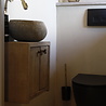 Rene Houtman Zwevend Toiletmeubel Eiken Deurtjes L39xH35 cm Rene Houtman Zwevend Toiletmeubel Eiken Deurtjes L39xH35 cm