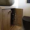 Rene Houtman Zwevend Toiletmeubel Eiken Deurtjes L39xH35 cm Rene Houtman Zwevend Toiletmeubel Eiken Deurtjes L39xH35 cm