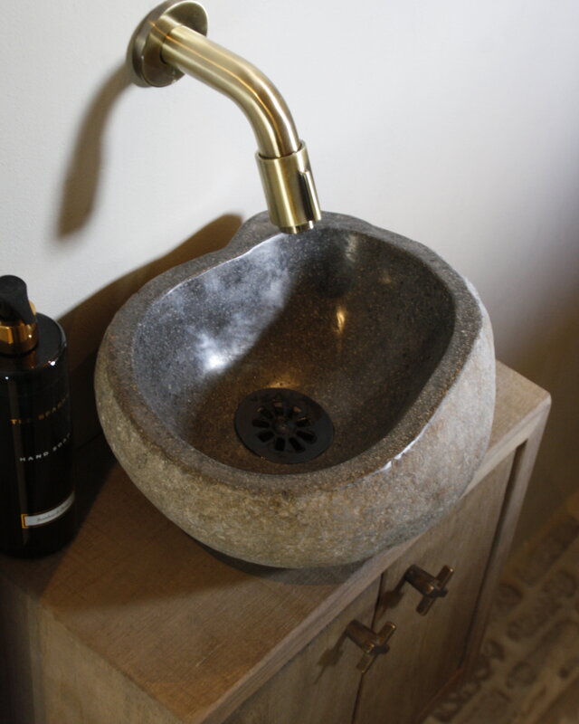 Rene Houtman Zwevend Toiletmeubel Eiken Deurtjes L39xH35 cm