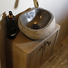 Rene Houtman Zwevend Toiletmeubel Eiken Deurtjes L39xH35 cm Rene Houtman Zwevend Toiletmeubel Eiken Deurtjes L39xH35 cm