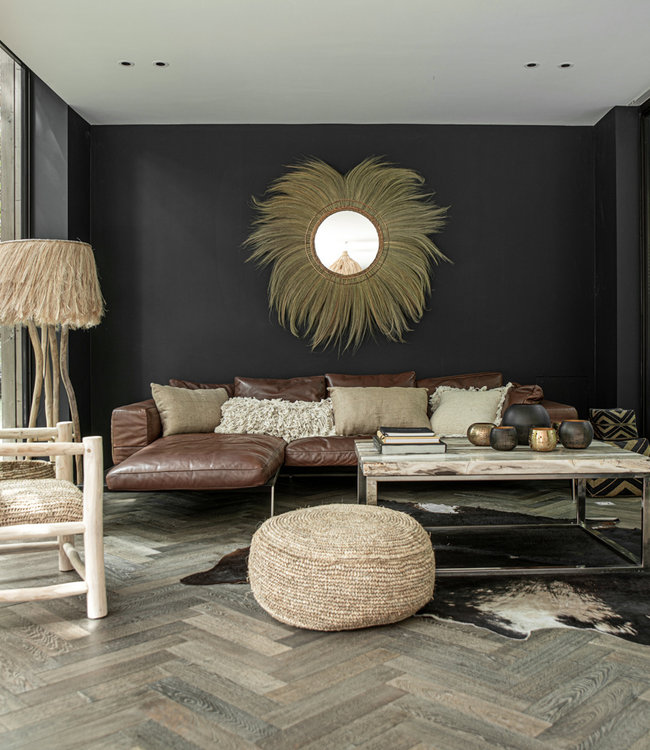 Bazar Bizar De Jute Kussenhoes - Naturel