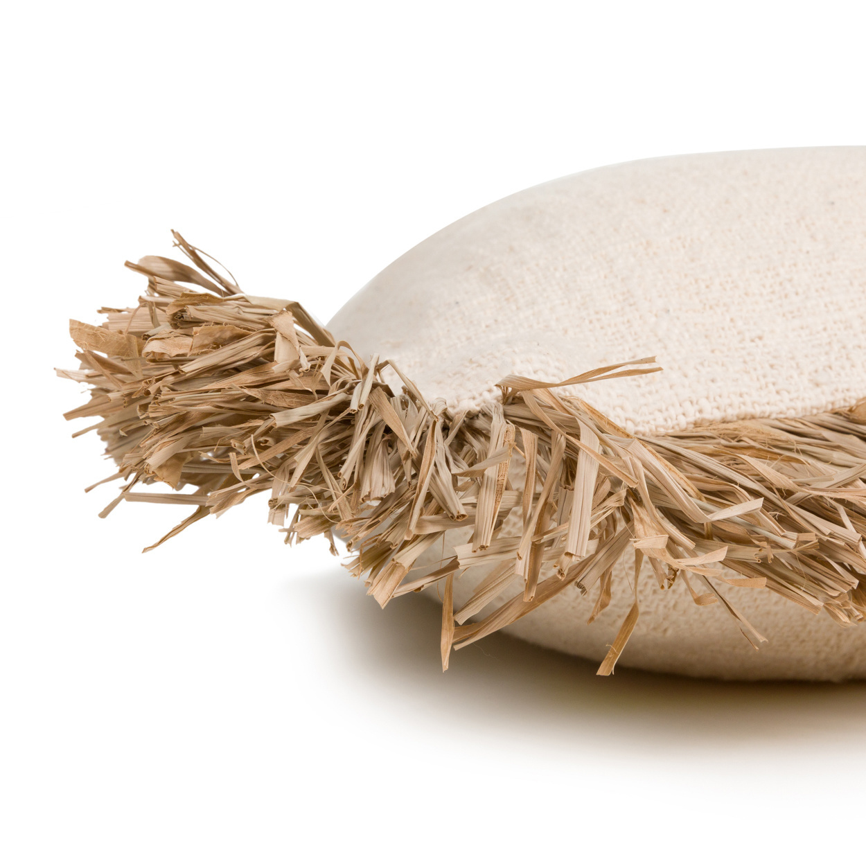 Bazar Bizar Kussenhoes Saint Tropez - Natuurlijk Wit - 60x60 cm