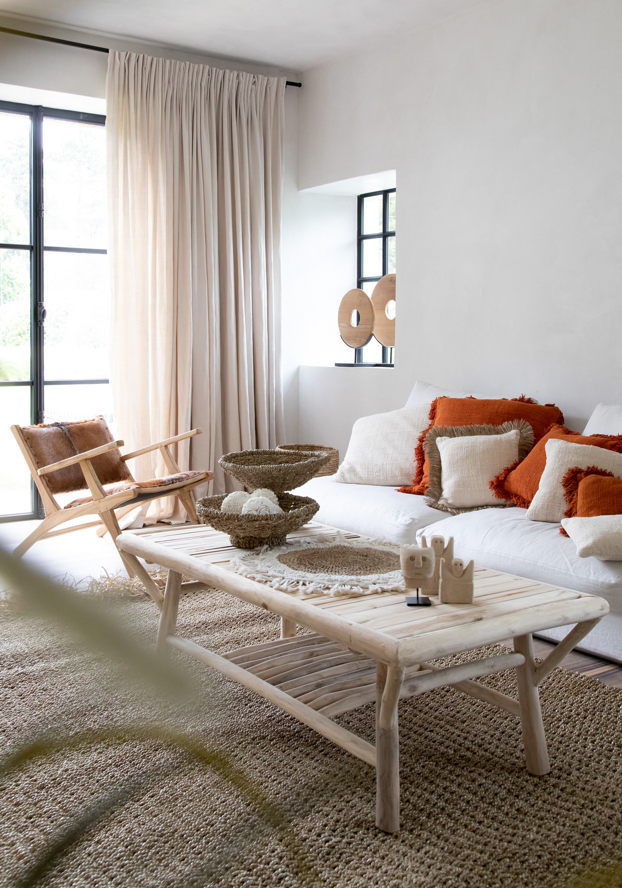 Bazar Bizar The Fringed Carpet - Naturel - 180x240 cm