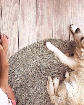 Bazar Bizar The Seagrass Carpet - Naturel - 200 cm