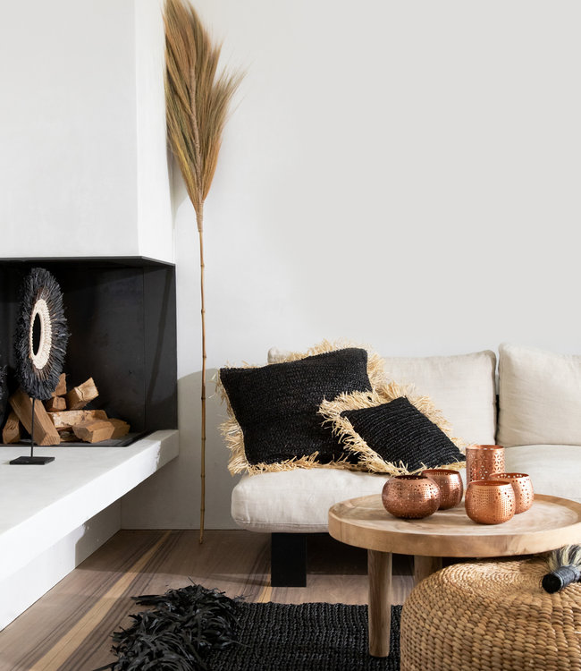 Bazar Bizar The Fringed Carpet - Zwart - 180x240 cm