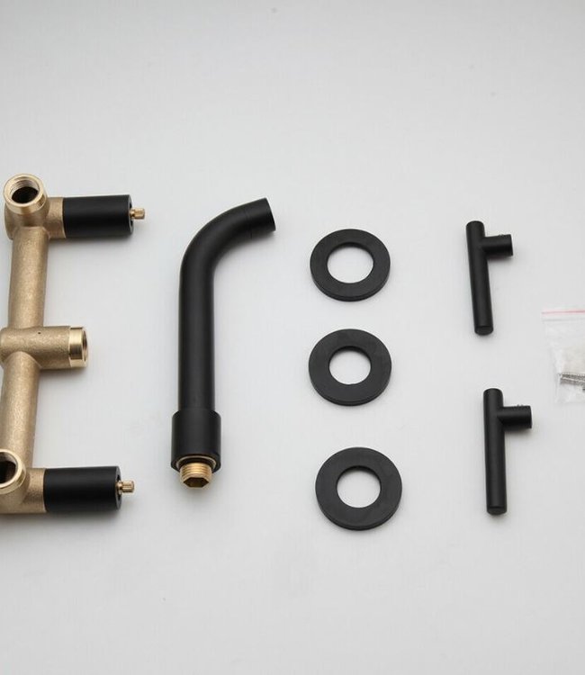 Rene Houtman Inbouw Wastafelkraan - Zwart