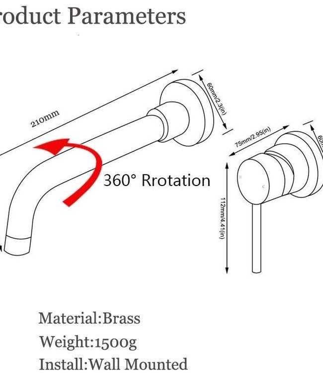 Rene Houtman Muurkraan - RVS Look