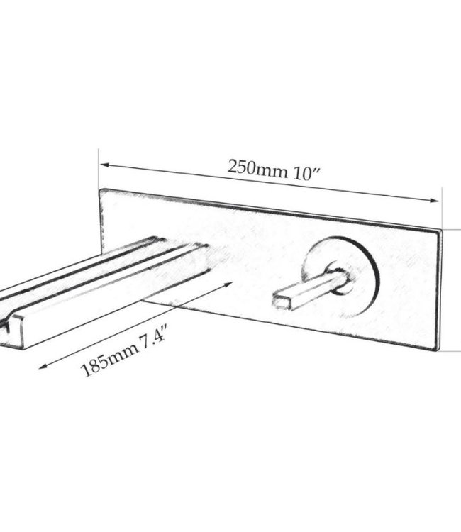 Rene Houtman Inbouwkraan - Mat Zwart