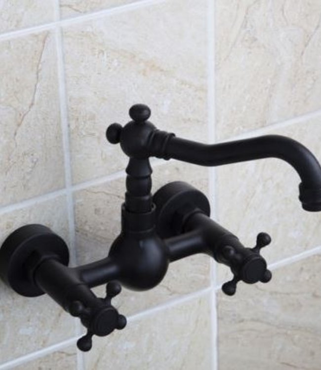 Rene Houtman Klassieke Muurkraan - Olie Brons