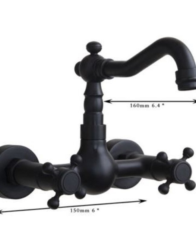 Rene Houtman Klassieke Muurkraan - Olie Brons