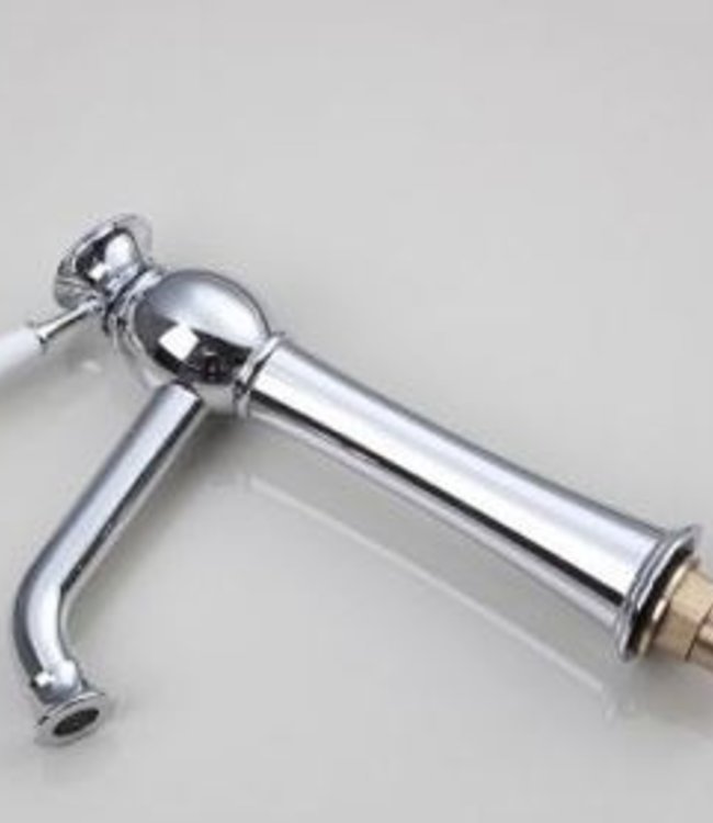 Rene Houtman Klassieke Wastafel Mengkraan - Chroom