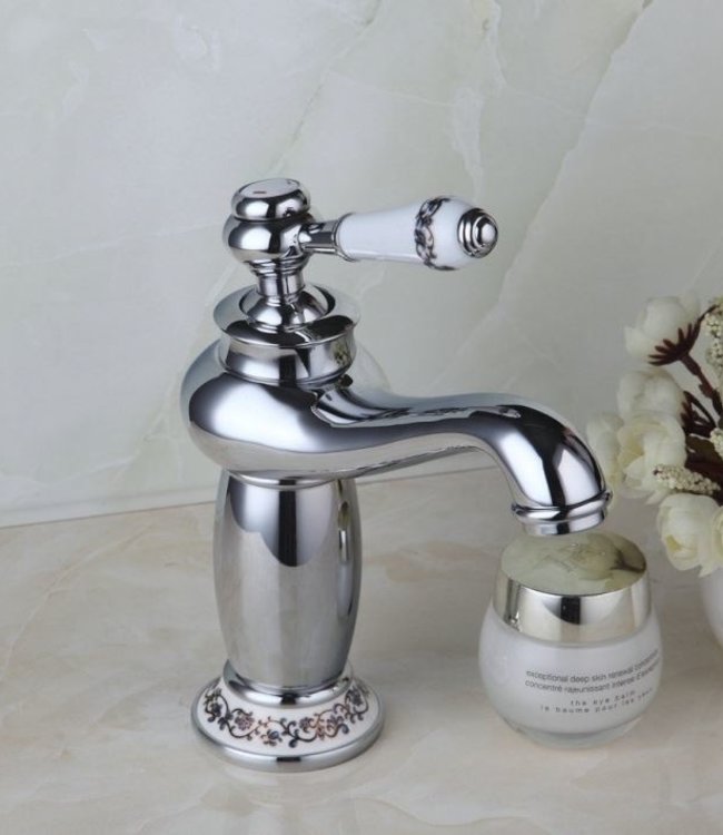 Rene Houtman Elegante Wastafelkraan - Chroom