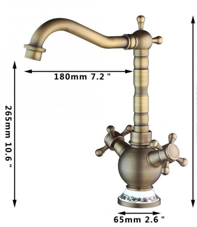 Rene Houtman Draaibare Keukenkraan - Brons
