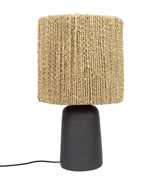 Bazar Bizar Chalki Tafellamp - Zwart & Naturel