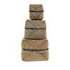 Beaded Basket - Goud - 3 stuks