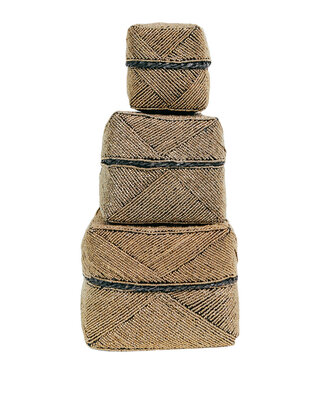 Bazar Bizar Beaded Basket - 3 stuks