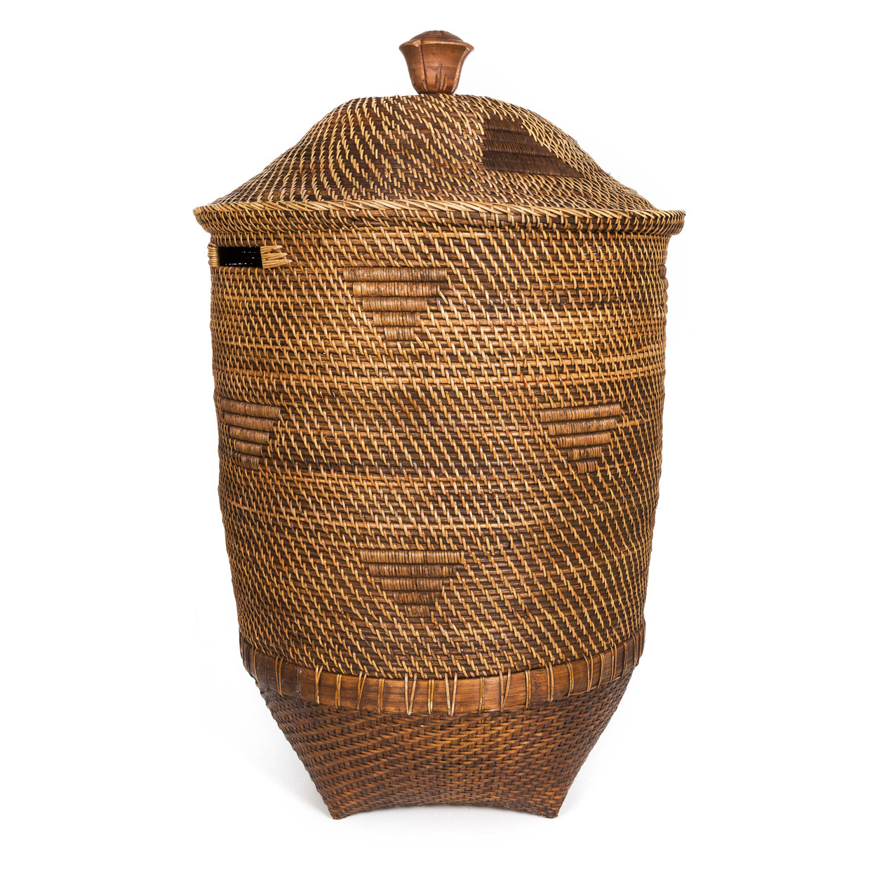 Bazar Bizar Colonial Laundry Basket - Naturel & Bruin - XL
