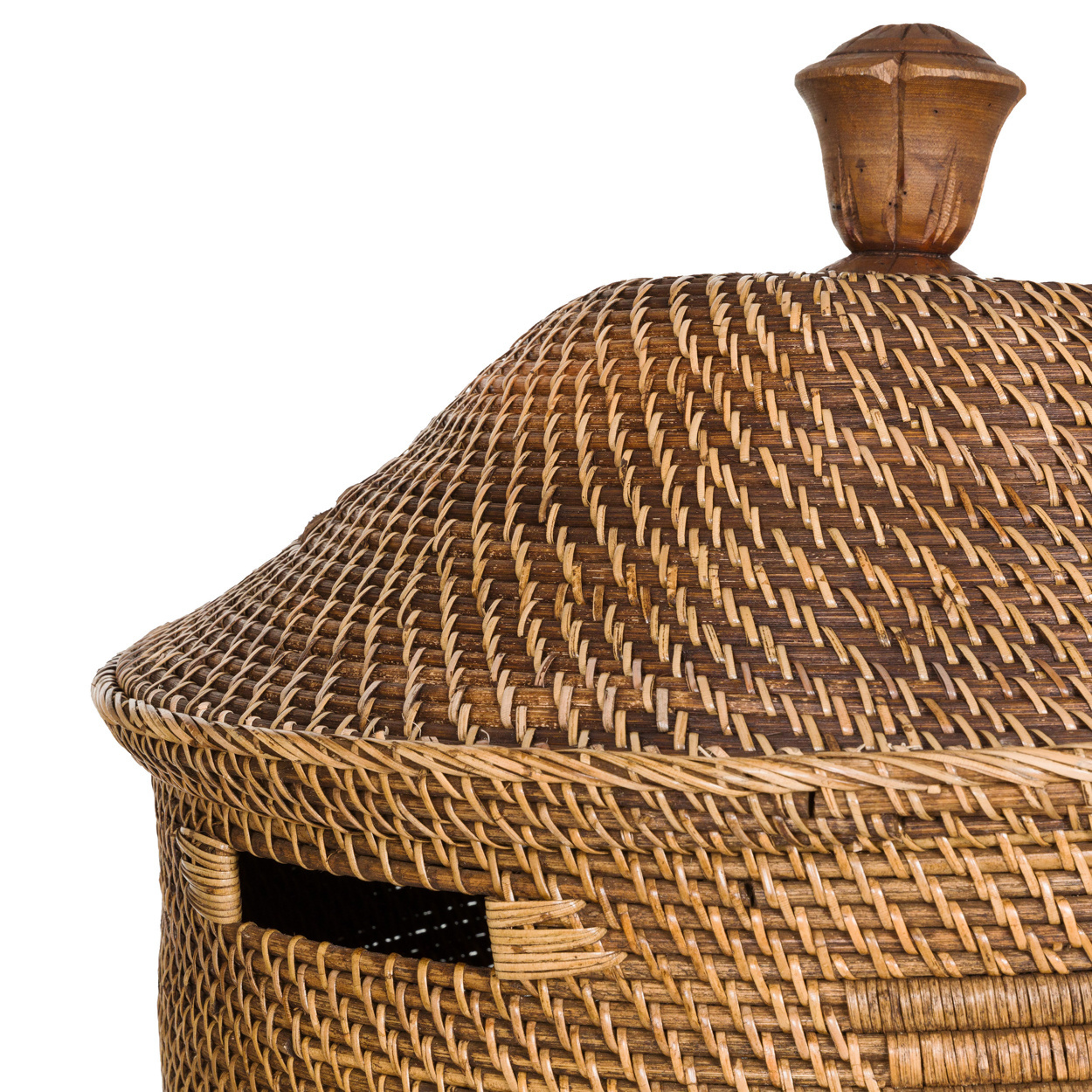 Bazar Bizar Colonial Laundry Basket - Naturel & Bruin - XL