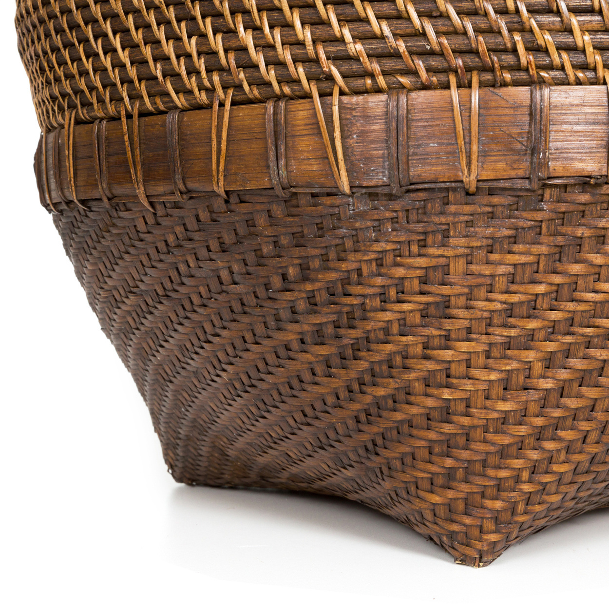 Bazar Bizar Colonial Laundry Basket - Naturel & Bruin - XL