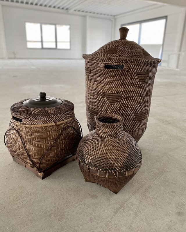 Bazar Bizar Colonial Laundry Basket - Naturel & Bruin - XL