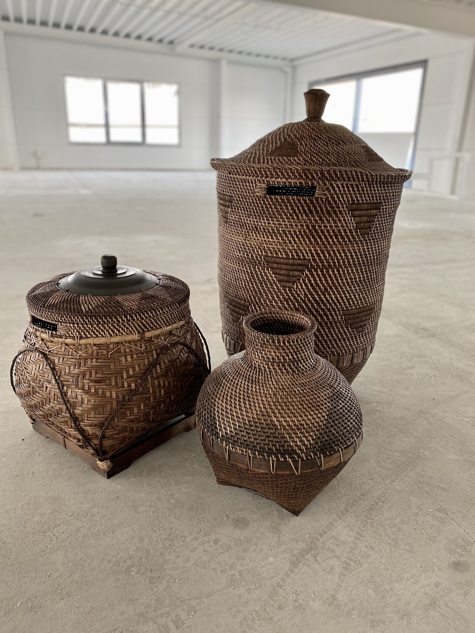 Bazar Bizar Colonial Laundry Basket - Naturel & Bruin - XL
